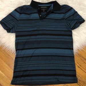 Banana Republic Luxury Touch Striped Polo Shirt